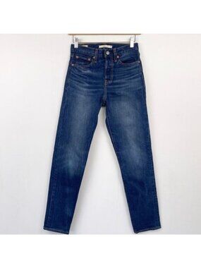 Levi’s Wedgie Skinny Leg High Rise Cropped Jeans 24
